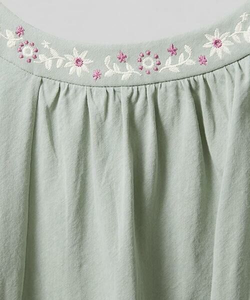 Jocomomola / ホコモモラ カットソー | 天竺フラワー刺繍カットソー | 詳細8