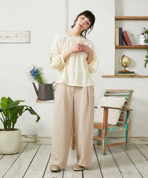 Jocomomola / ホコモモラ カットソー | 天竺レースカットソー | 詳細4