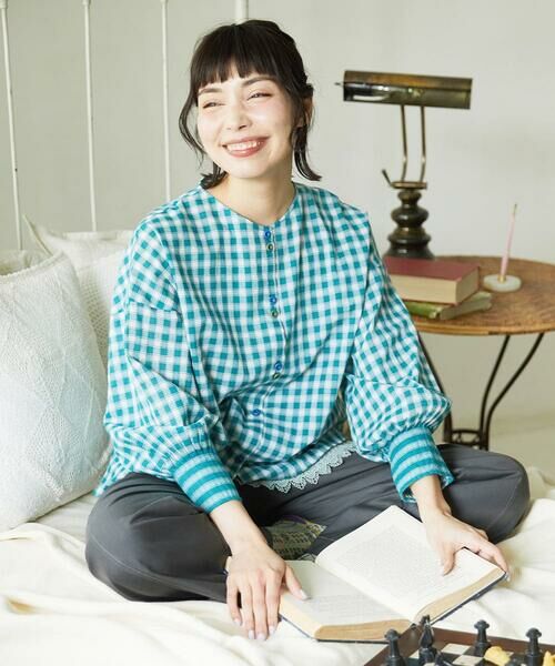 Jocomomola / ホコモモラ その他パンツ | Facil 刺繍入りツイルワイドパンツ | 詳細17