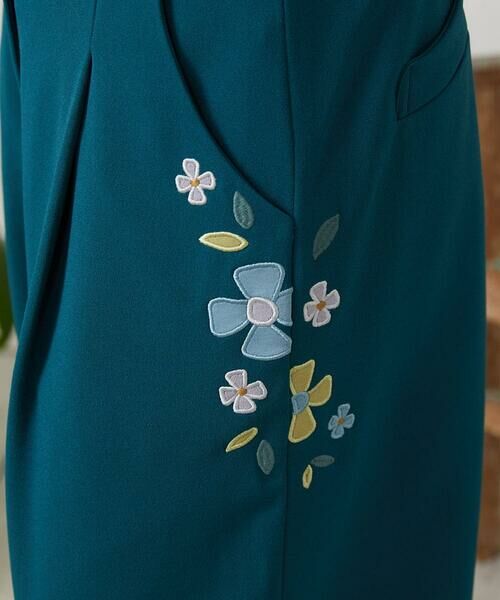 Jocomomola / ホコモモラ チノ・ワークパンツ | El Rucio フラワーアップリケポンチパンツ［オケージョン/セレモニー］ | 詳細5