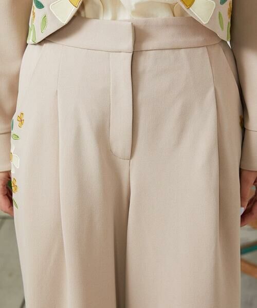 Jocomomola / ホコモモラ チノ・ワークパンツ | El Rucio フラワーアップリケポンチパンツ［オケージョン/セレモニー］ | 詳細13