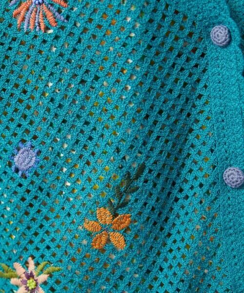 Jocomomola / ホコモモラ カーディガン・ボレロ | Volar フラワーモチーフニットカーディガン | 詳細3