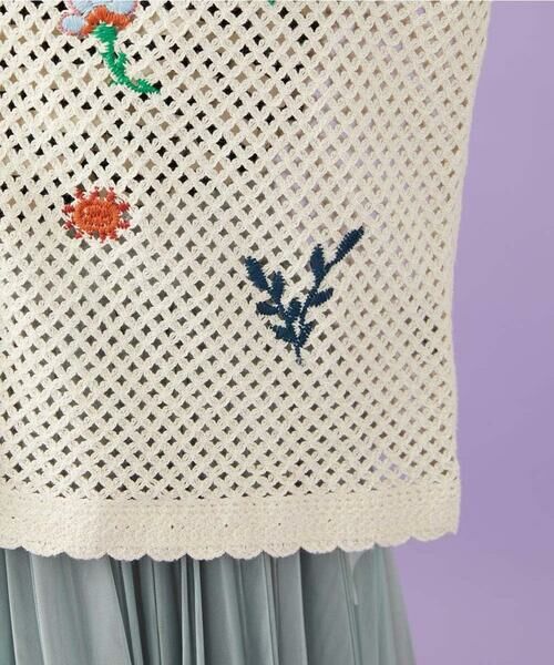 Jocomomola / ホコモモラ カーディガン・ボレロ | Volar フラワーモチーフニットカーディガン | 詳細11