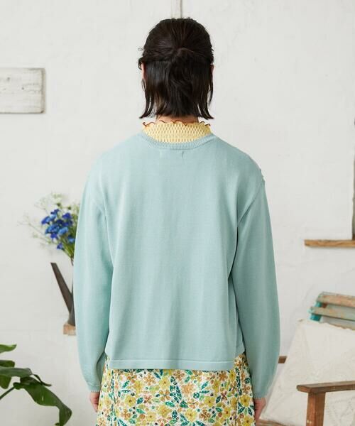 Jocomomola / ホコモモラ カーディガン・ボレロ | El Rucio フラワー刺繍ニットカーディガン | 詳細4