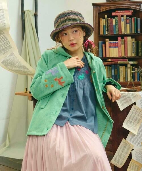 Jocomomola / ホコモモラ パーカー | Aventura アニマルアップリケパーカー | 詳細12