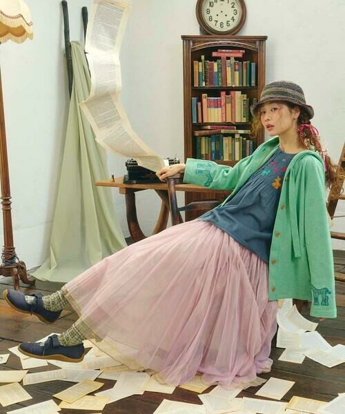 Jocomomola / ホコモモラ パーカー | Aventura アニマルアップリケパーカー | 詳細15