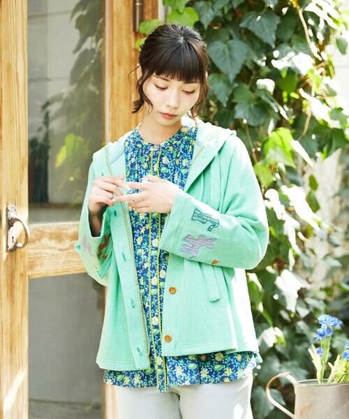 Jocomomola / ホコモモラ パーカー | Aventura アニマルアップリケパーカー | 詳細2