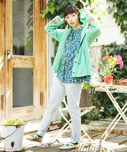 Jocomomola / ホコモモラ パーカー | Aventura アニマルアップリケパーカー | 詳細4