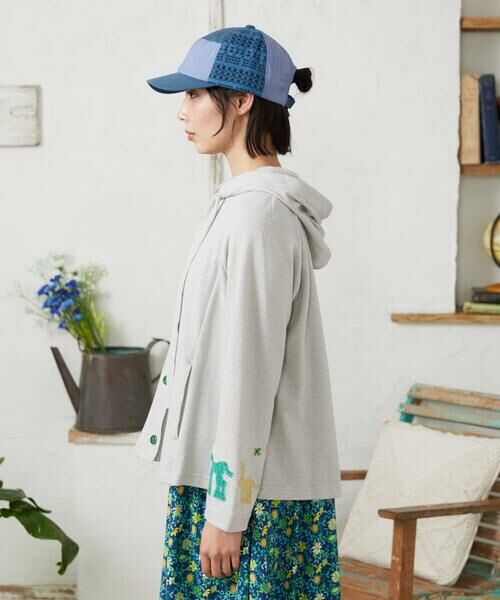 Jocomomola / ホコモモラ パーカー | Aventura アニマルアップリケパーカー | 詳細14