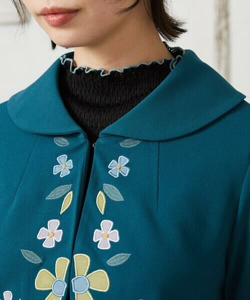 Jocomomola / ホコモモラ セットアップ | El Rucio フラワーアップリケポンチジャケット［オケージョン/セレモニー］ | 詳細4