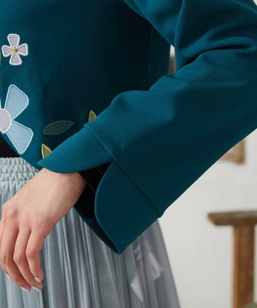 Jocomomola / ホコモモラ セットアップ | El Rucio フラワーアップリケポンチジャケット［オケージョン/セレモニー］ | 詳細6