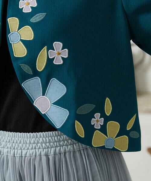 Jocomomola / ホコモモラ セットアップ | El Rucio フラワーアップリケポンチジャケット［オケージョン/セレモニー］ | 詳細7