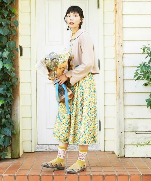 Jocomomola / ホコモモラ セットアップ | El Rucio フラワーアップリケポンチジャケット［オケージョン/セレモニー］ | 詳細13