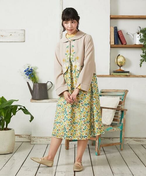 Jocomomola / ホコモモラ セットアップ | El Rucio フラワーアップリケポンチジャケット［オケージョン/セレモニー］ | 詳細14