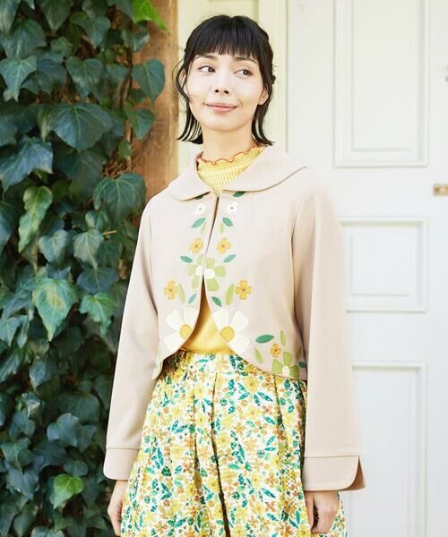 Jocomomola / ホコモモラ セットアップ | El Rucio フラワーアップリケポンチジャケット［オケージョン/セレモニー］ | 詳細9