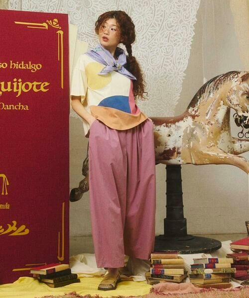 Jocomomola / ホコモモラ マフラー・ショール・スヌード・ストール | ドン・キホーテ アニマルモチーフ刺繍大判スカーフ | 詳細7