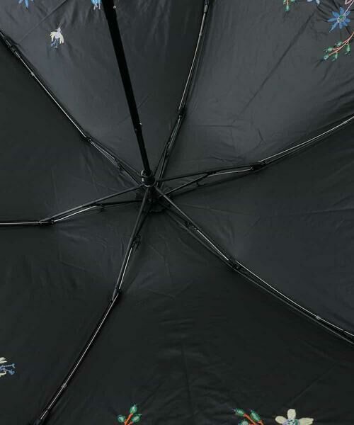 Jocomomola / ホコモモラ 傘 | 【日傘】フラワー刺繍ドットプリントデザイン折り畳み日傘 | 詳細5