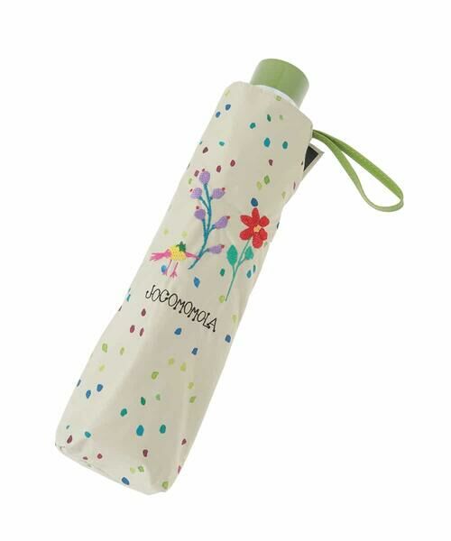 Jocomomola / ホコモモラ 傘 | 【日傘】フラワー刺繍ドットプリントデザイン折り畳み日傘 | 詳細7