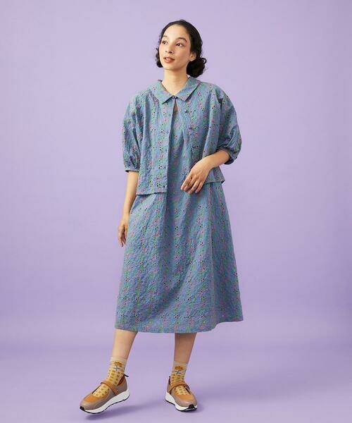 Jocomomola / ホコモモラ シャツ・ブラウス | Semilla フラワー総刺繍ブラウス | 詳細2