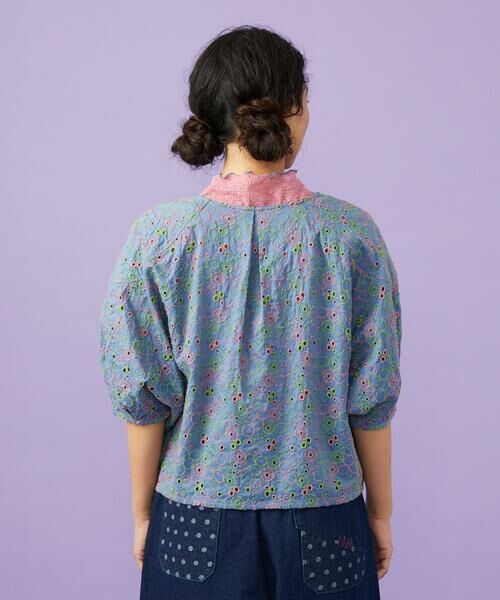 Jocomomola / ホコモモラ シャツ・ブラウス | Semilla フラワー総刺繍ブラウス | 詳細4