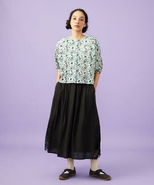 Jocomomola / ホコモモラ シャツ・ブラウス | Semilla フラワー総刺繍ブラウス | 詳細11