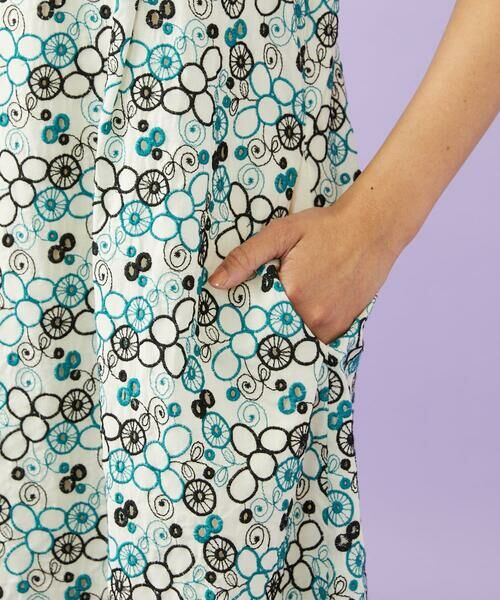 Jocomomola / ホコモモラ ロング・マキシ丈ワンピース | 【2WAY】Semilla フラワー総刺繍ワンピース | 詳細17