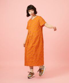 Jocomomola / ホコモモラ ロング・マキシ丈ワンピース | Gota リップルプリントワンピース