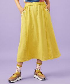 Jocomomola / ホコモモラ ロング・マキシ丈スカート | Lino Facil リネンフレアスカート