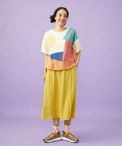 Jocomomola / ホコモモラ ロング・マキシ丈スカート | Lino Facil リネンフレアスカート | 詳細1
