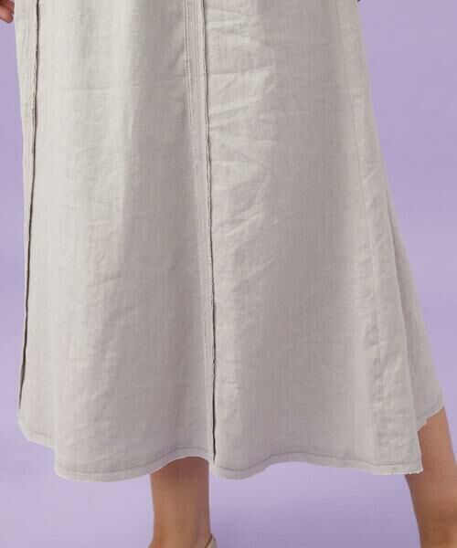 Jocomomola / ホコモモラ ロング・マキシ丈スカート | Lino Facil リネンフレアスカート | 詳細12