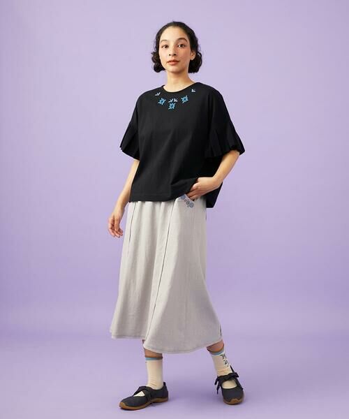 Jocomomola / ホコモモラ ロング・マキシ丈スカート | Lino Facil リネンフレアスカート | 詳細7