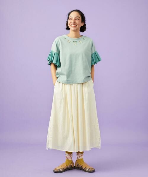 Jocomomola / ホコモモラ ロング・マキシ丈スカート | Miguelde Cervantes レース付きスカート | 詳細1