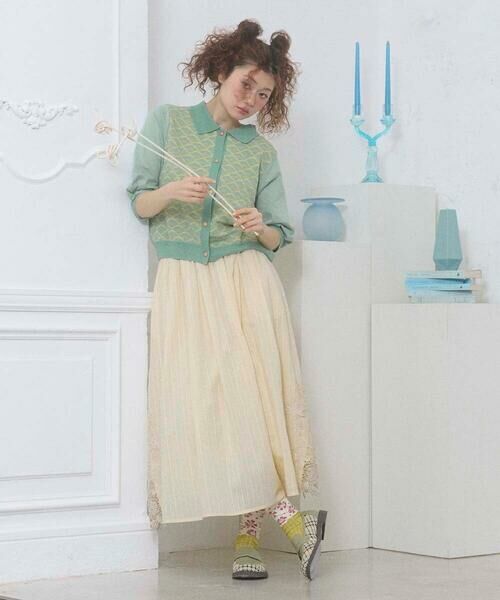 Jocomomola / ホコモモラ ロング・マキシ丈スカート | Miguelde Cervantes レース付きスカート | 詳細4
