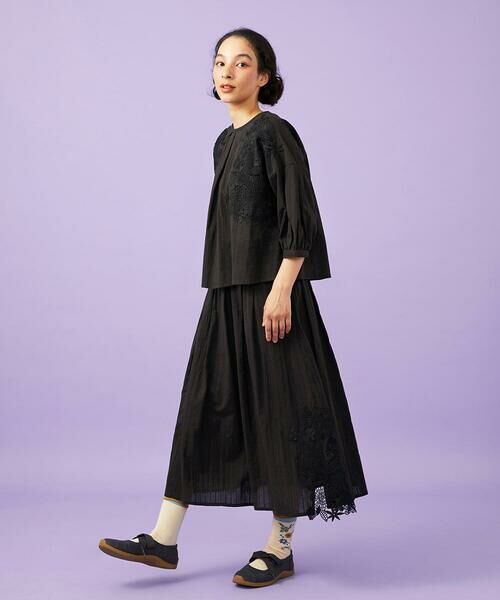 Jocomomola / ホコモモラ ロング・マキシ丈スカート | Miguelde Cervantes レース付きスカート | 詳細12