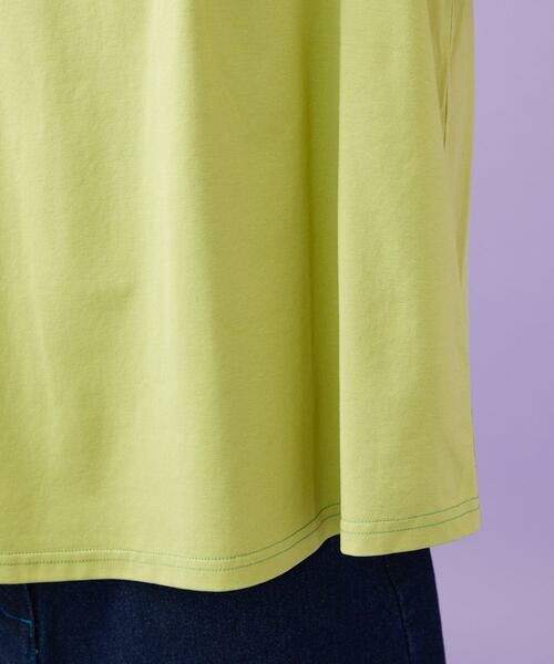 Jocomomola / ホコモモラ カットソー | 【接触冷感/2WAY】T/C天竺 フラワープリントTシャツ | 詳細11