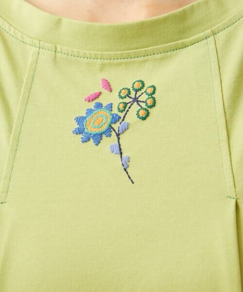 Jocomomola / ホコモモラ カットソー | 【接触冷感/2WAY】T/C天竺 フラワープリントTシャツ | 詳細9