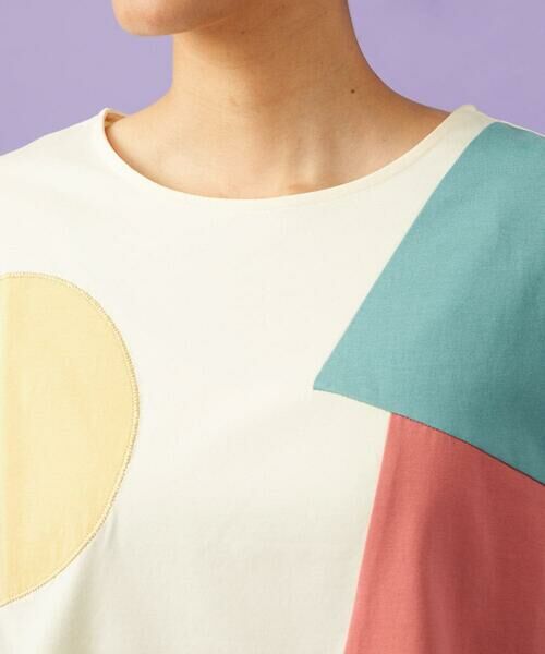 Jocomomola / ホコモモラ カットソー | 【接触冷感】T/C天竺 アップリケTシャツ | 詳細13