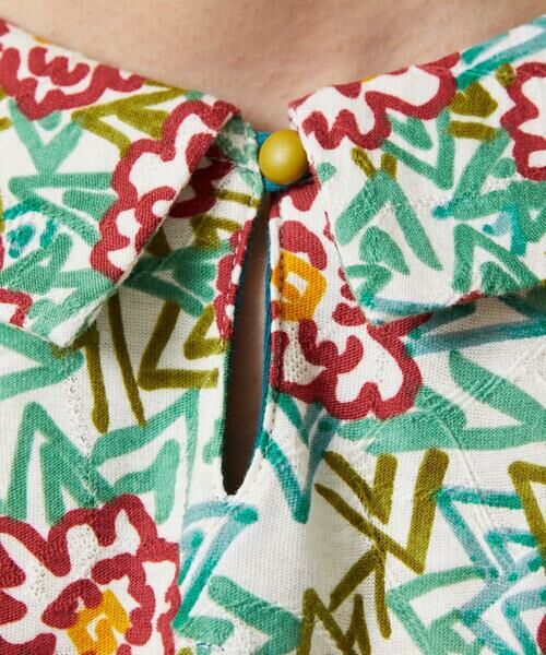 Jocomomola / ホコモモラ カットソー | Dorotea フラワープリント半袖カットソー | 詳細11