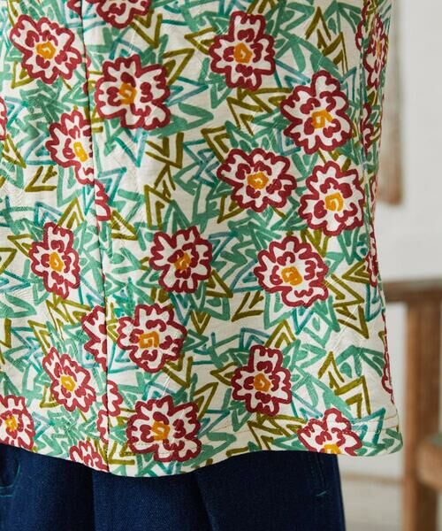 Jocomomola / ホコモモラ カットソー | Dorotea フラワープリント半袖カットソー | 詳細13