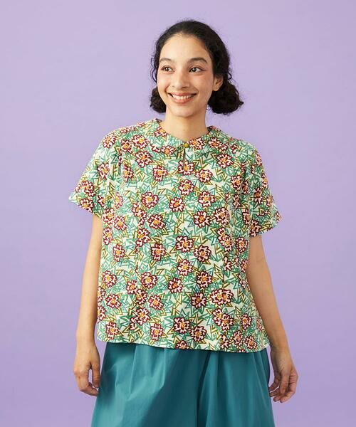 Jocomomola / ホコモモラ カットソー | Dorotea フラワープリント半袖カットソー | 詳細4