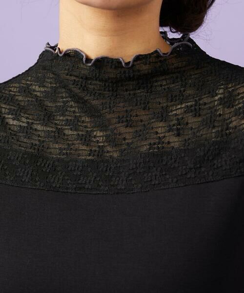 Jocomomola / ホコモモラ タンクトップ | ハイネックシアーレースタンクトップ | 詳細17