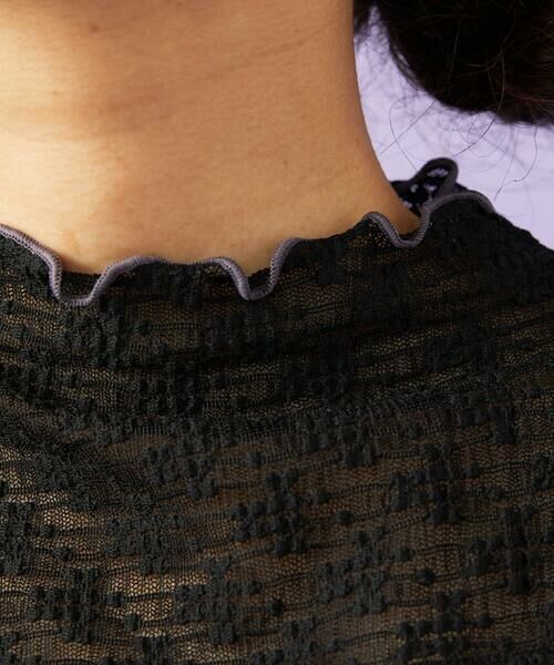 Jocomomola / ホコモモラ タンクトップ | ハイネックシアーレースタンクトップ | 詳細18