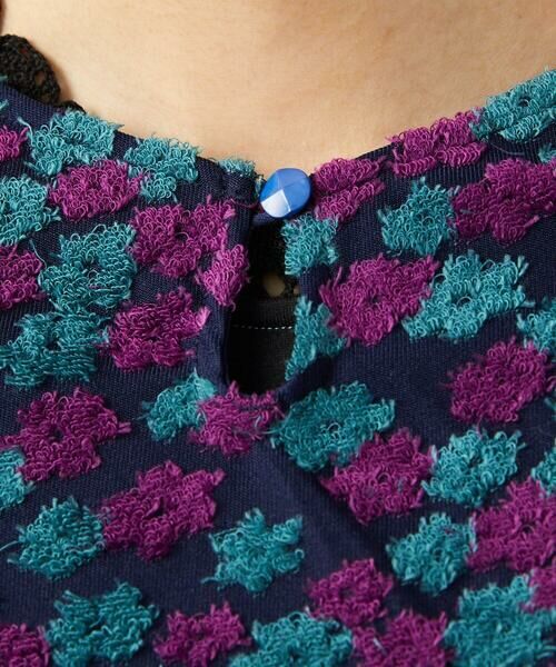 Jocomomola / ホコモモラ カットソー | LIvia de flores フラワージャカードカットソー | 詳細3