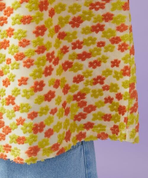 Jocomomola / ホコモモラ カットソー | LIvia de flores フラワージャカードカットソー | 詳細11