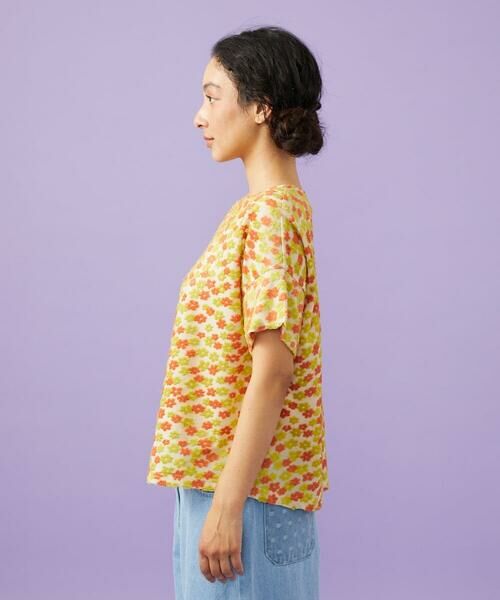 Jocomomola / ホコモモラ カットソー | LIvia de flores フラワージャカードカットソー | 詳細6