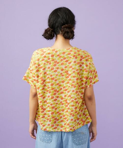 Jocomomola / ホコモモラ カットソー | LIvia de flores フラワージャカードカットソー | 詳細7