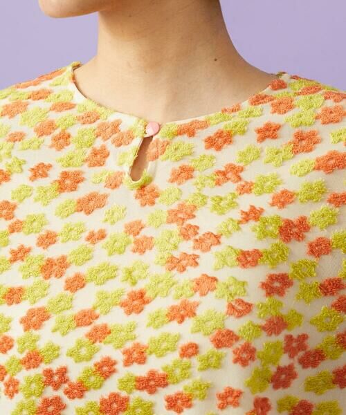 Jocomomola / ホコモモラ カットソー | LIvia de flores フラワージャカードカットソー | 詳細8