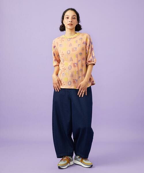 Jocomomola / ホコモモラ カットソー | Sala de baile ブークレジャカードカットソー | 詳細1