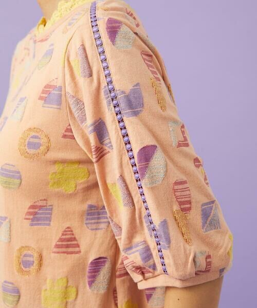 Jocomomola / ホコモモラ カットソー | Sala de baile ブークレジャカードカットソー | 詳細2