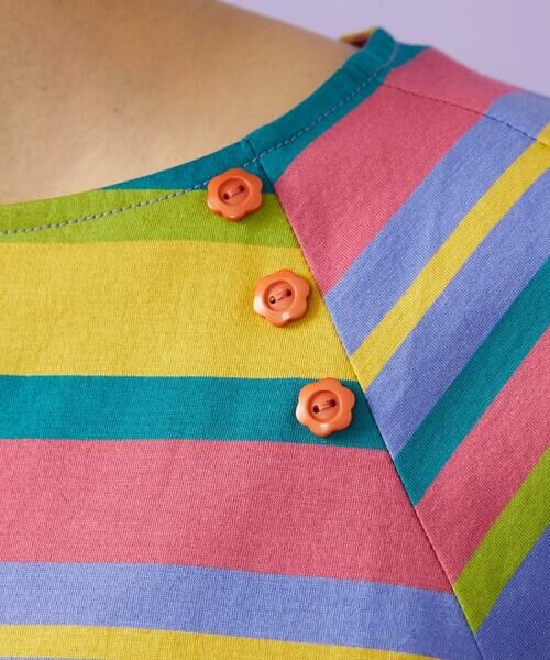 Jocomomola / ホコモモラ カットソー | シルケット天竺ボーダーTシャツ | 詳細2